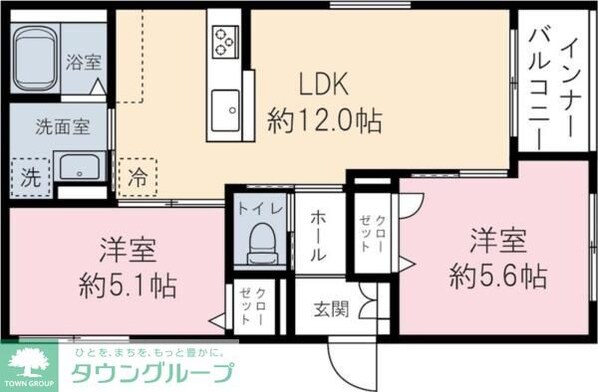 アルテールIIの物件間取画像